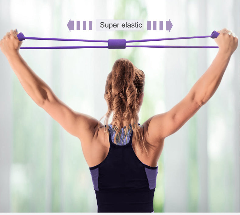 - Bande de résistance élastique fitness & yoga -