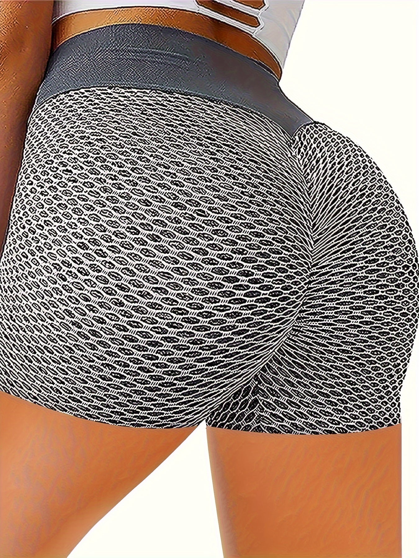 - Short Yoga & Fitness taille haute effet lifting -