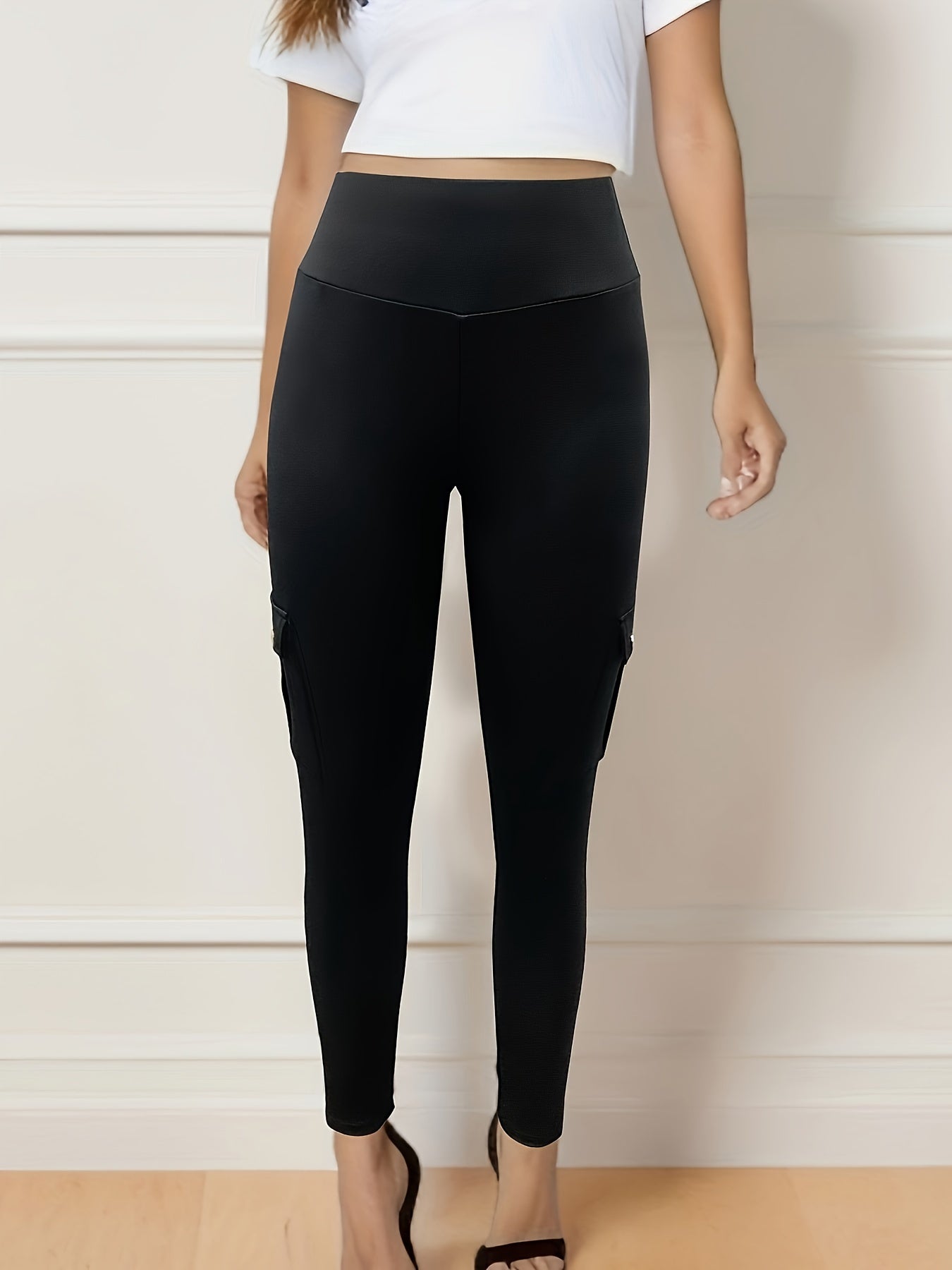 - Legging taille haute avec poches Yoga & Fitness -