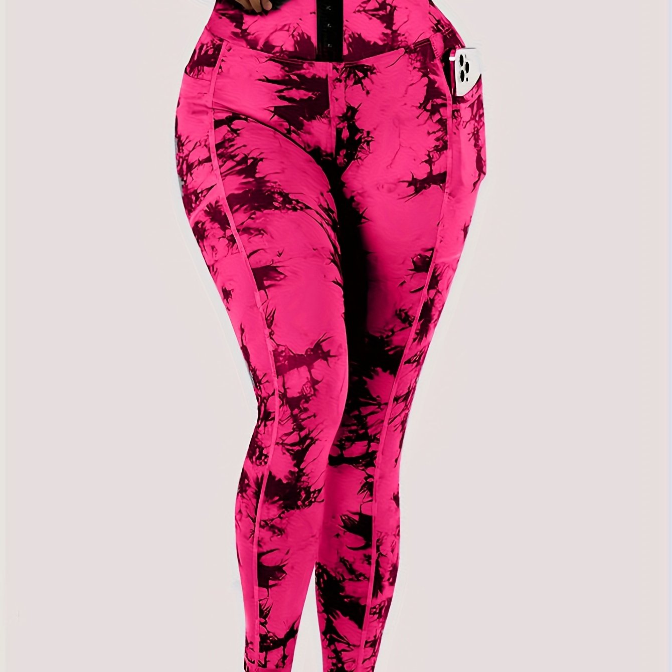 - Leggings taille haute avec contrôle du ventre Yoga & Fitness -