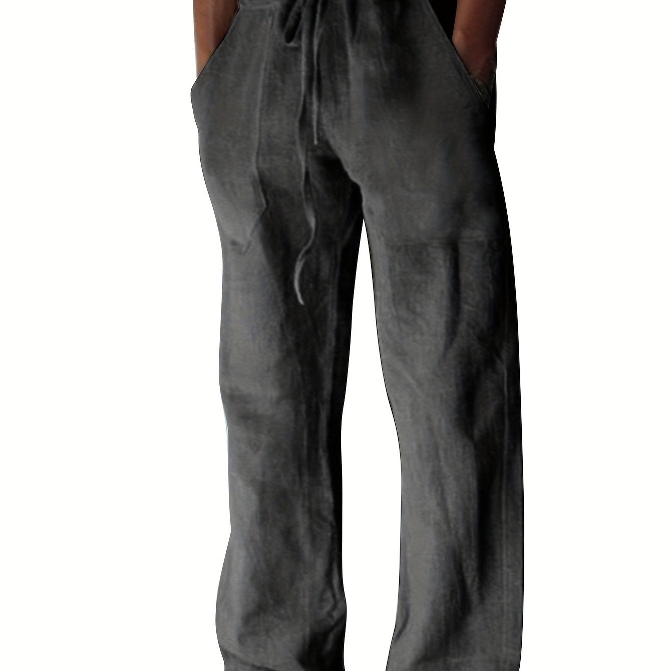 - Pantalon ample en coton pour hommes Yoga & Fitness -