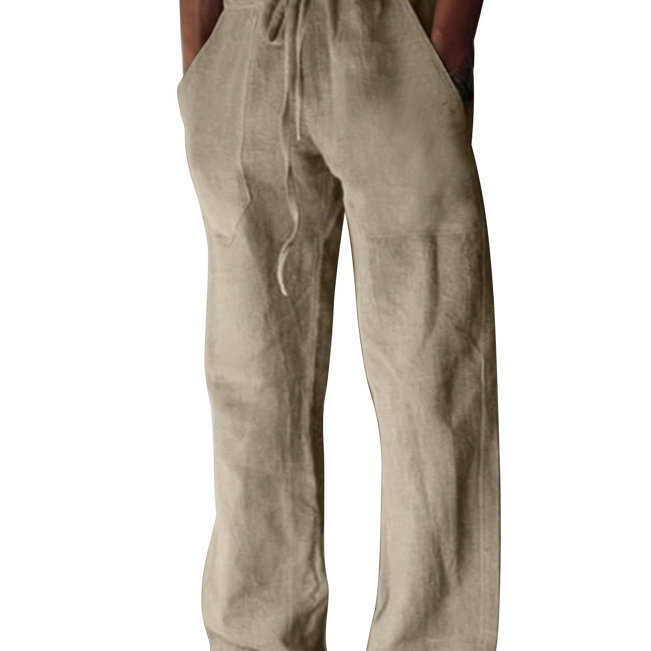 - Pantalon ample en coton pour hommes Yoga & Fitness -