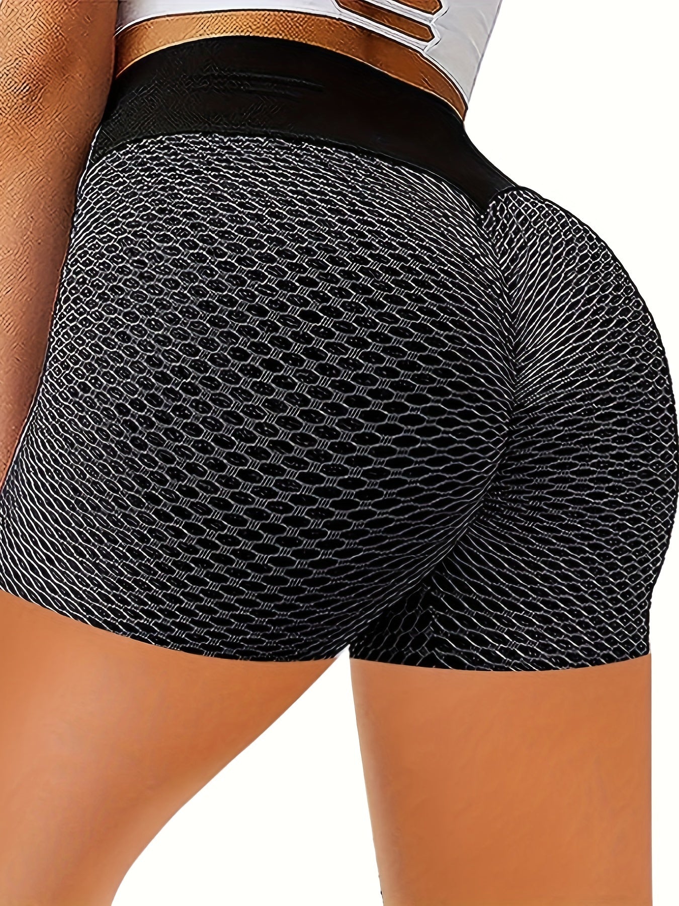 - Short Yoga & Fitness taille haute effet lifting -