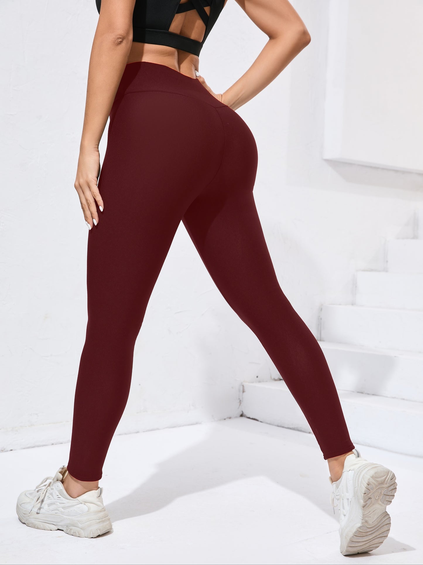 - Leggings doublés en polaire pour femmes -