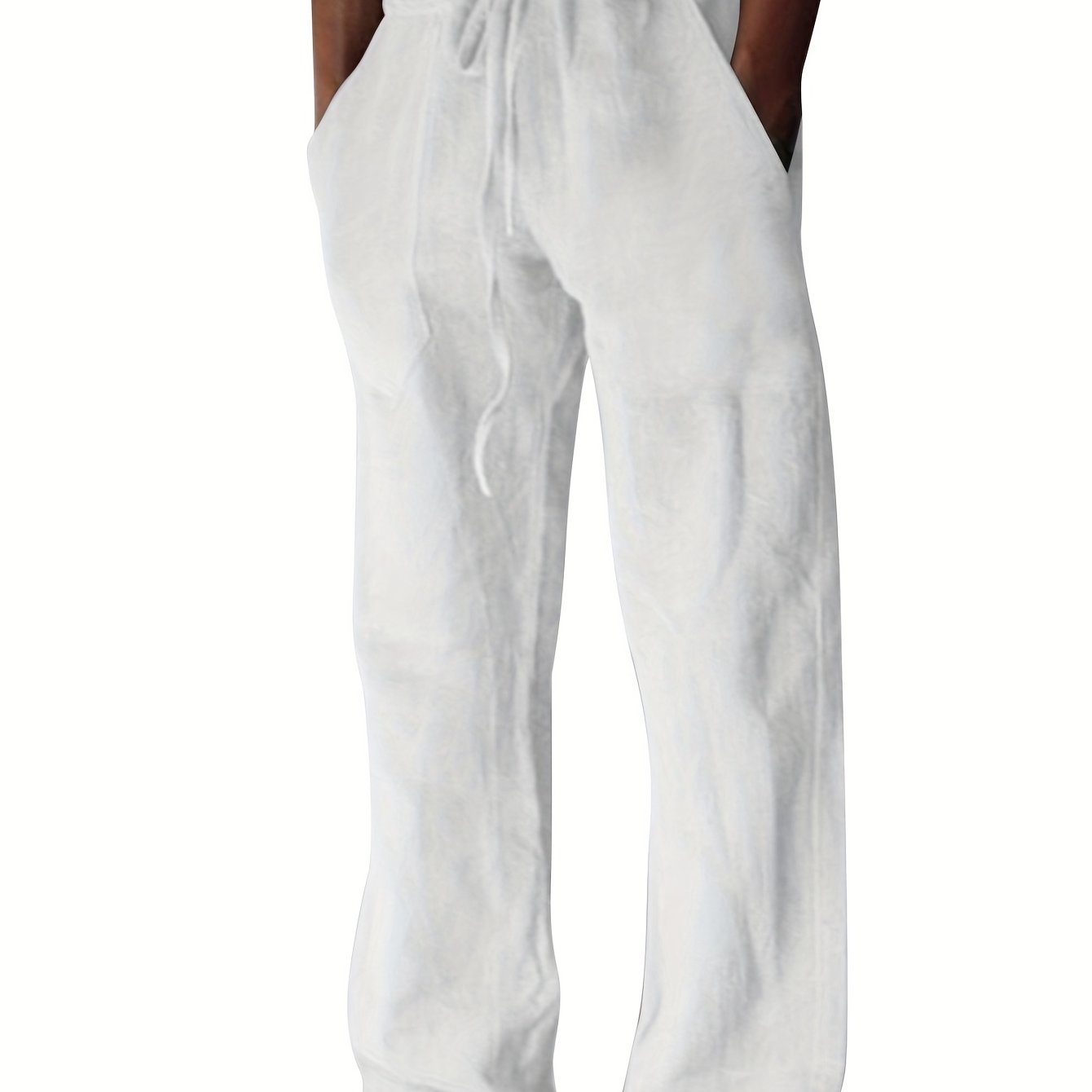 - Pantalon ample en coton pour hommes Yoga & Fitness -